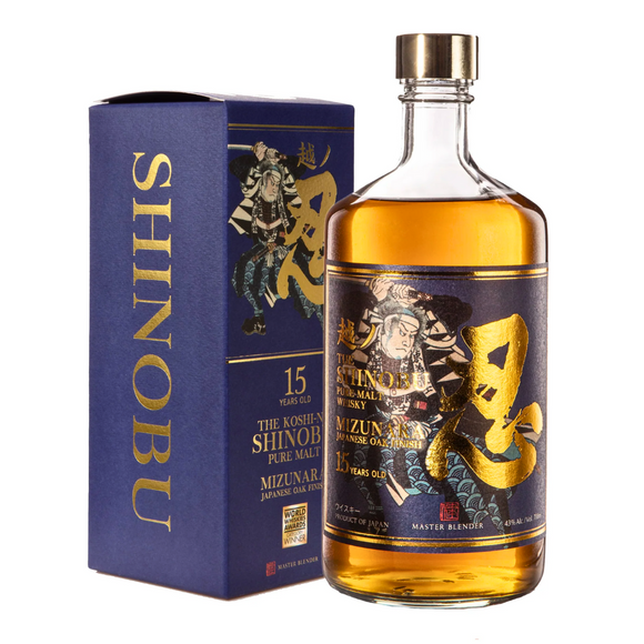 Shinobu 15YO Old Pure Malt Whisky Mizunara Oak Finish 0,7L 43% (Limited Release)
