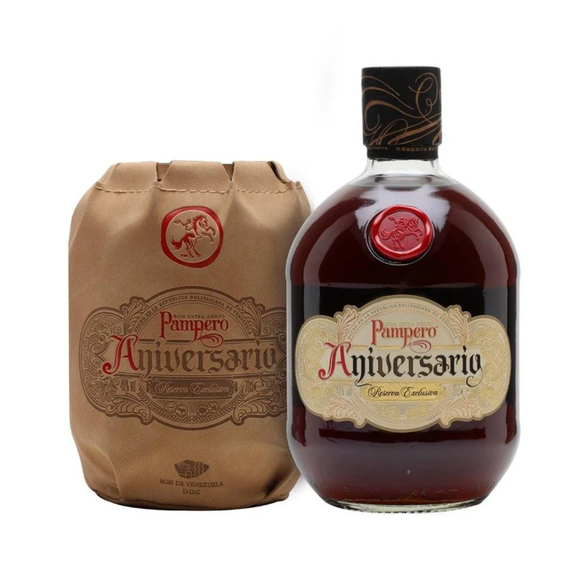 Pampero Aniversario in Leather Bag 40% 0.7L