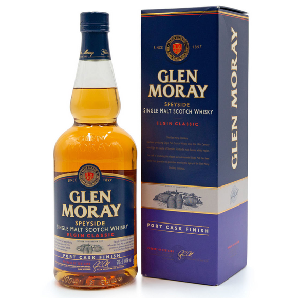 Glen Moray Classic Port Cask Finish 40% 0,7L
