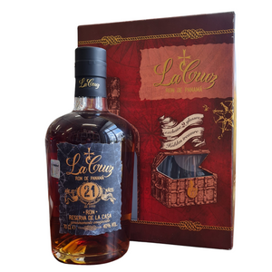 RUMS LA CRUZ 21 YO 0,7L 40%l GB + 2 Glasses