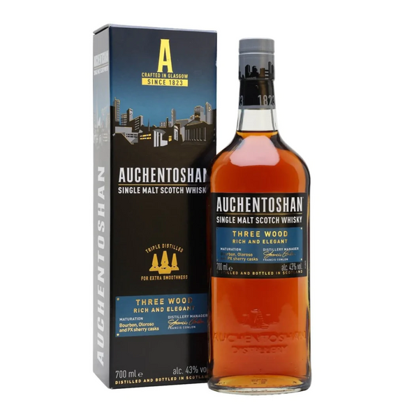 Auchentoshan Three Wood 0,7L 43%