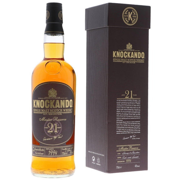 KNOCKANDO 21 YO Master Reserve 0,7L 43% GB