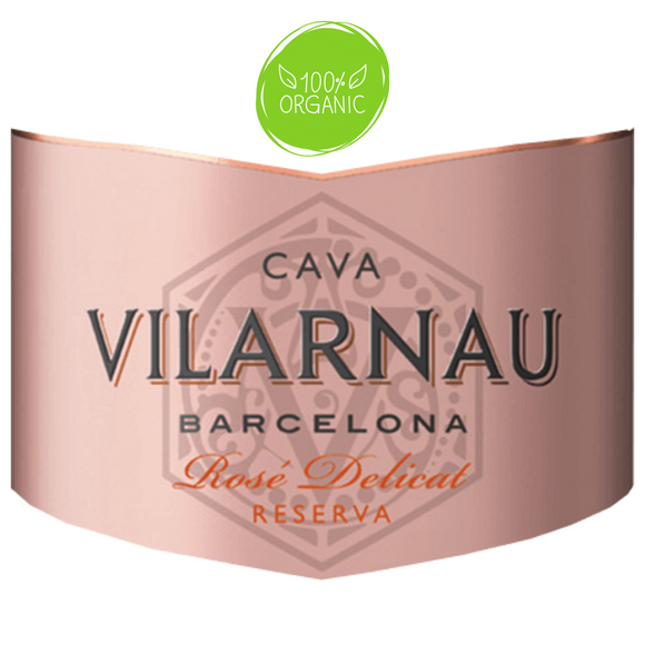 Vilarnau CAVA  Brut Reserva Organic ROSADO 0,75L, 11,5% x 6pud