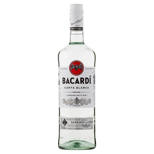 Bacardi Carta Blanca 1.0L 37.5%