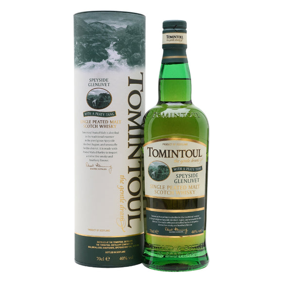 Tomintoul Speyside Glenlivet Peaty 0,7L 40% GB